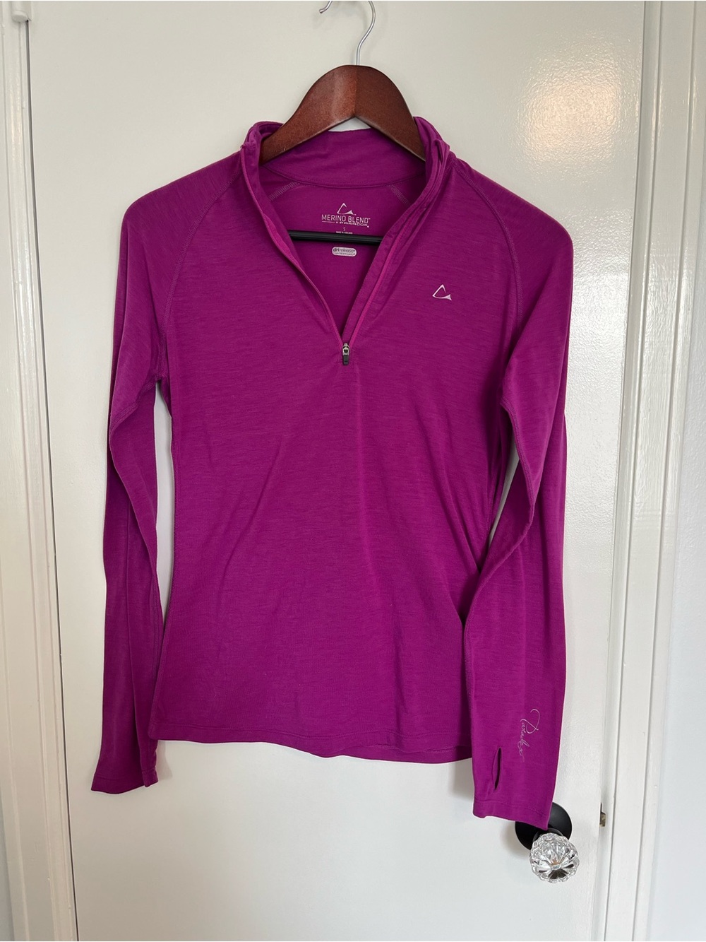 Paradox Fuchsia 1/4 Zip Long Sleeve Pullover